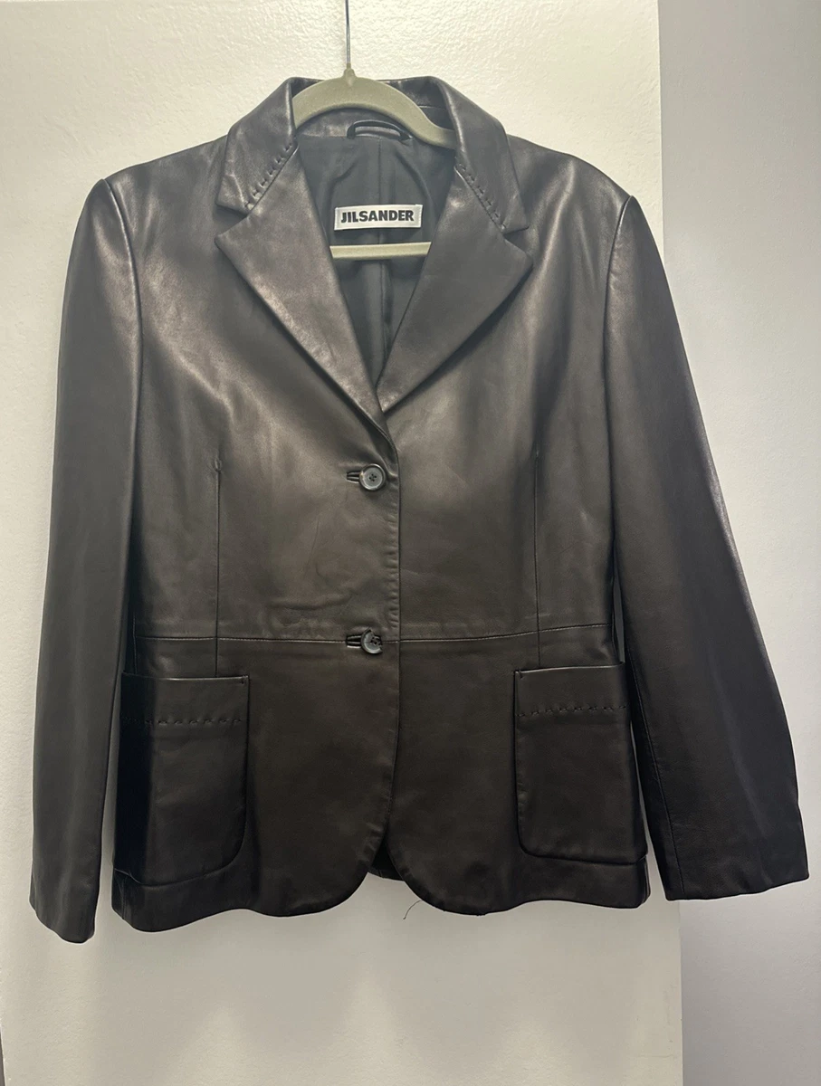 Jil Sander Leather Outer Shell Coats, Jackets & Vests for Women