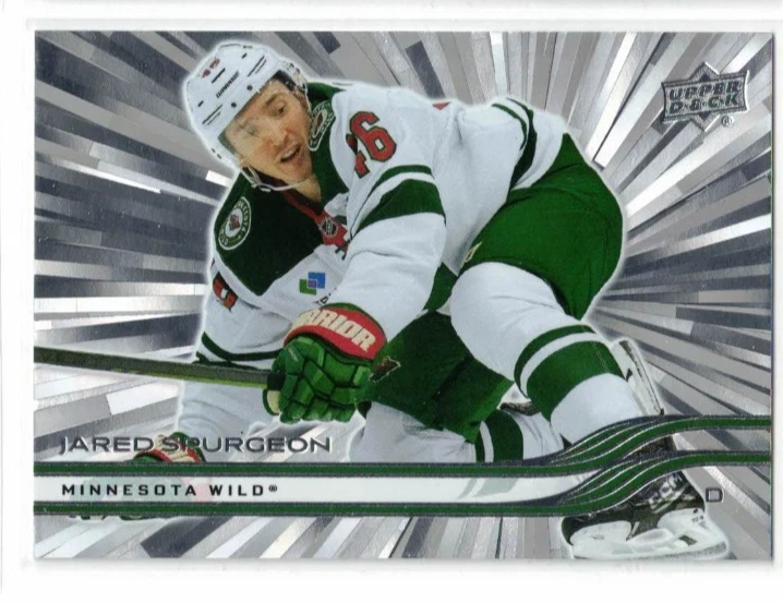 2025-26 UPPER DECK SERIES 1 JARED SPURGEON OUTBURST SILVER BASE SP #83 - Image 1 of 1