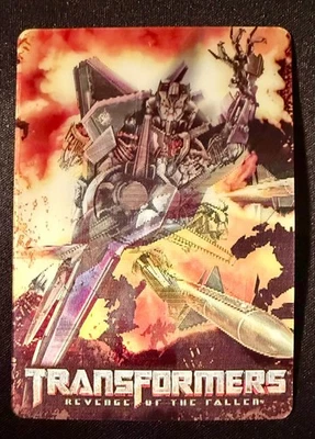 2009 Transformers ROTF Skywarp Lenticular Hologram Motion Collector Card MINT - Image 1 of 2