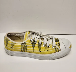 Converse Jack Purcell gelb Canvas niedrige Turnschuhe Schuhe Herren Größe 6 Damen 7,5 - Bild 1 von 9