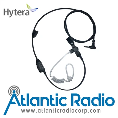 Hytera EAS07 Earpiece with Acoustic Tube and In-line PTT - Image 1 of 3