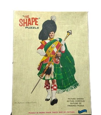 Vintage Fairchild Dewars The Highlander "The Shape" Jigsaw Puzzle #1800 Series 2 - Image 1 of 4
