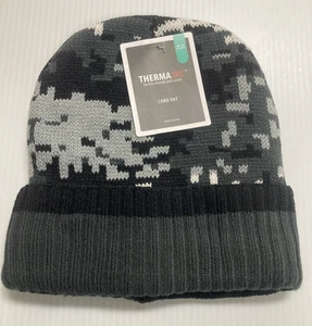 Thermax Hombre Invierno Tejido Camuflaje Medias Gorra Gorro con Forro de Piel 85g, Envío Gratis - Imagen 1 de 2