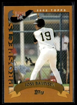 Topps Traded & Rookies Jose Bautista 2002 radiocontrol Pittsburgh Pirates #T180 Foto 1 de 2