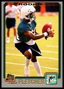 2001 Topps Jamar Fletcher #312 Miami Dolphins Cornerback RC 2001 Topps Rookie - Picture 1 of 3