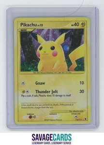 2009 Pokemon Rising Rivals Holo Secret Rare Pikachu #112/111 - Picture 1 of 3