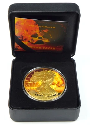 Moneda de plata American Silver Eagle 2016 de 1 oz .999 - Nuclear Eagle - OGP Foto 1 de 4