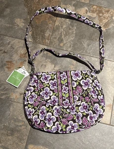 Vera Bradley Saddle Up Plum Petals Bag NWT Beautiful! - Picture 1 of 9