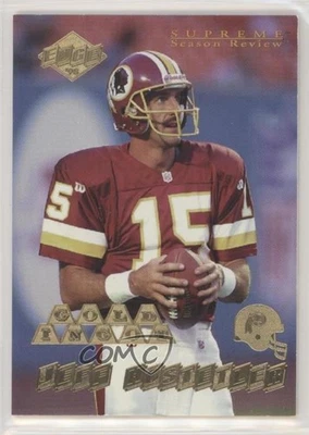 1998 Collector's Edge Supreme Season Review Gold Ingot Jeff Hostetler #198 - Image 1 of 2