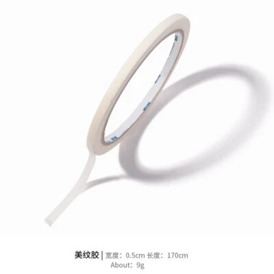 Línea de manicuras francesas de 5 rollos para arte en uñas cinta adhesiva tira punta de enmascaramiento herramientas  Foto 1 de 4