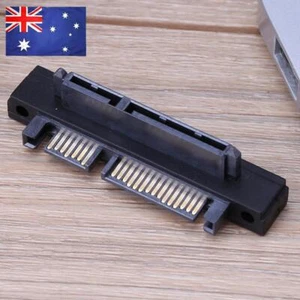 90° Angle SATA  22Pin(7+15) Male to 22Pin(7+15) Female Extender Adapter - Afbeelding 1 van 5