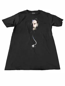 Keanu Reeves Shirt Womens Small Black American Classics (b54) - Picture 1 of 5