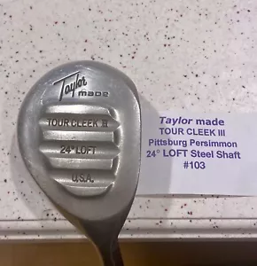 TaylorMade Tour Cleek III Wood 24°  Men’s RH Fairway Metalwood Golf Club #103 - Picture 1 of 8