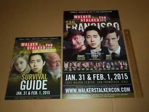 2015 Walker Stalker Con San Francisco - The Walking Dead - Poster und Programm - Bild 1 von 6