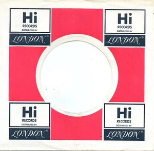 (1) ORIGINAL HI RECORDS COMPANY SLEEVE (NO RECORD) - Imagen 1 de 1