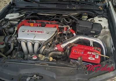 Kit de sistema de admisión de aire frío rojo para Acura TSX 2004-2008 2,4 L L4 + filtro Foto 1 de 2