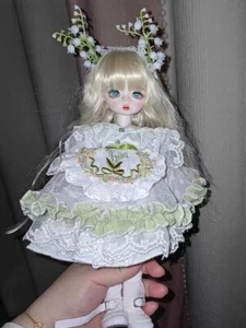 Precioso 1/6 BJD Muñeca Niña MJD Muñeca Articulaciones de Bola Ojos Rostro Maquillaje Ropa Conjunto Completo - Imagen 1 de 2