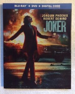 THE JOKER JOAQUIN PHOENIX ROBERT DE NIRO BLU-RAY + DVD