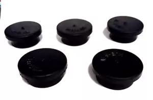 Tapacubos 359-5990 1-1/8 negro tapón de llenado tapa de goma rueda 5 sellos de repuesto - Imagen 1 de 5