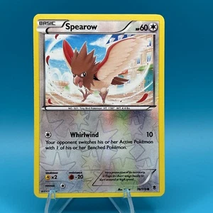 Tarjeta de juego de cartas coleccionables Pokémon 2014 XY Phantom Forces - Spearow 78/119 holograma inverso - Imagen 1 de 2