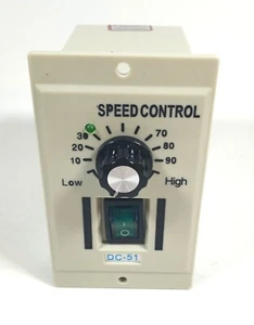AC 110V 400W Knob Motor Speed Controller DC 0-90V Variable Adjustable Regulator - Picture 1 of 6
