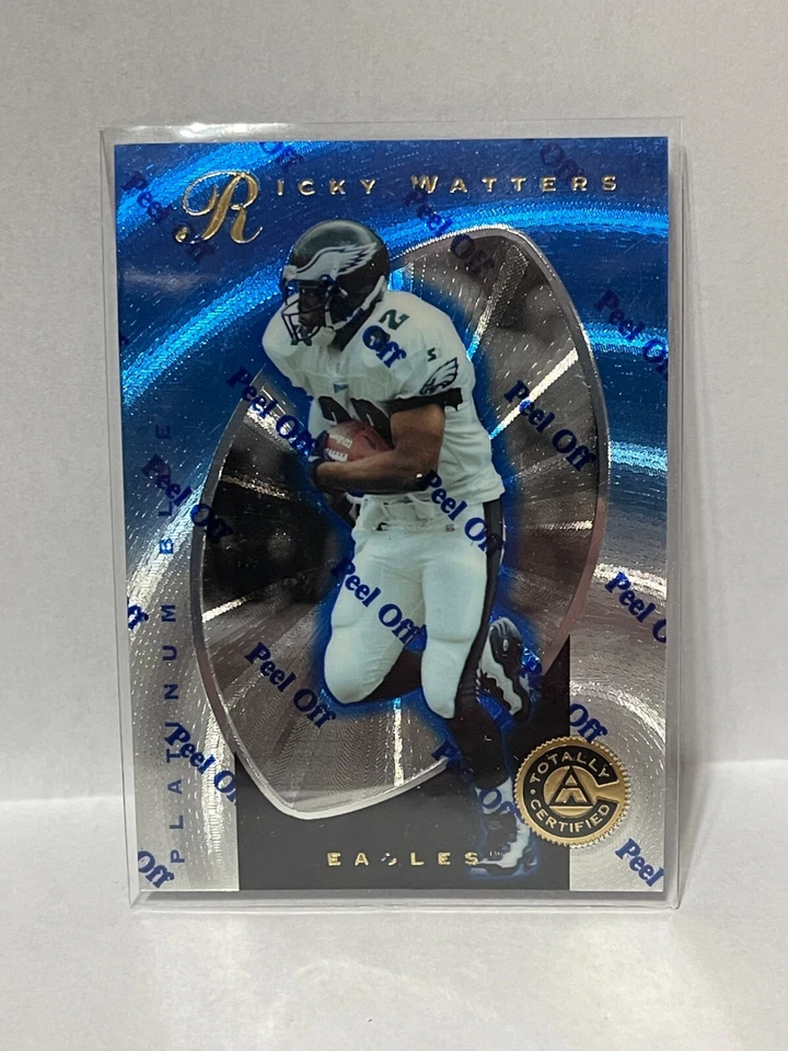 1997 Totally Certified Blue "RARE Media Promo"  RICKY WATTERS  (XXXX/2499) - Image 1 of 2