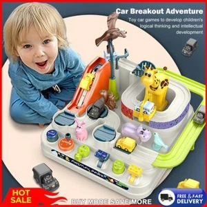 Car Adventure Toys - Race Tracks Toy with 3 Vehicle Preschool Puzzle Toy - Picture 1 of 12