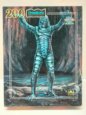 Quebra-cabeça Universal Monsters CREATURE FROM THE BLACK LAGOON (Dourado, 1990) lacrado - Imagem 1 de 4