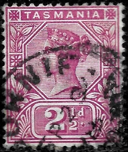 1892 Australia Tasmania Sc77 Used.   VF - Picture 1 of 1