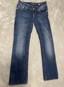Miss Me Jeans 27 Mid Rise Easy Straight Stretch Denim - Bild 1 von 9