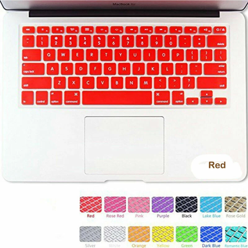 Silicone Keyboard Cover Film For Apple Macbook Pro 13" 15" Retina Air 11" #CA ต - Image 1 of 4