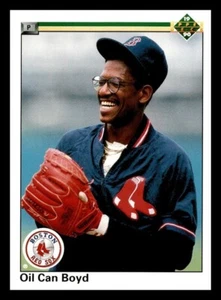 1990 Upper Deck Oil Can Boyd #484 Boston Red Sox NM-MINT - Picture 1 of 2