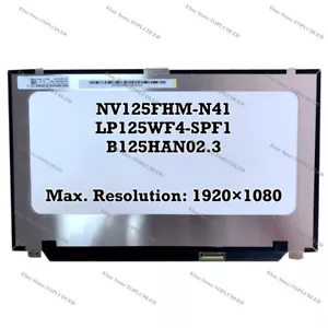NV125FHM-N41 Fit LP125WF4-SPF1 B125HAN02.3 12.5" IPS FHD LCD Screen 30 Pin - Picture 1 of 1