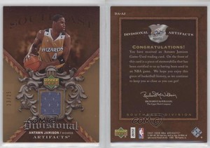 2007-08 Upper Deck Artifacts Divisional Copper /25 Antawn Jamison #DA-AJ