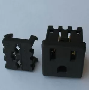 2-POLE 3-WIRE GROUNDING RECEPTACLE 15A 115V AC (4 PCS) - Picture 1 of 7