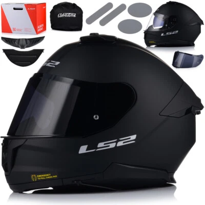 Motorradhelm | LS2 FF808 STREAM II | Integralhelm | mit Sonnenblende + 2 Visiere