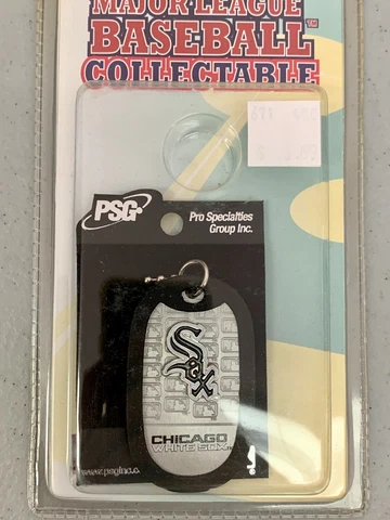 Chicago White Sox MLB Baseball Decorative Pendant and Chain Fan Necklace NEW PSG Cover
