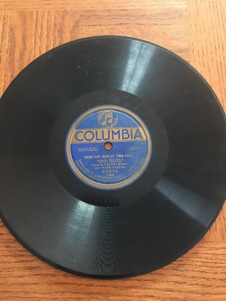 78 RPM-WAILANA WALTZ/HAWAIIAN MEDLEY TWO STEP-HELEN LOUISE - Image 1 of 1