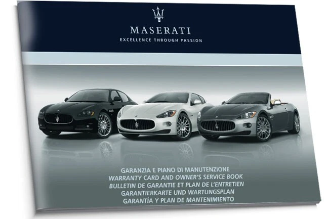 Maserati Serviceheft DE FR ENG ESP ITA - Bild 1 von 4