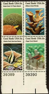 Scott 1827-1830 15¢ Coral Reefs MNH Free Shipping!!! - Picture 1 of 1