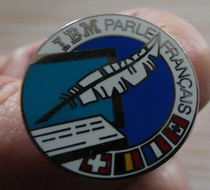 SELTENE PINS GESELLSCHAFT IBM SPRICHT FRANZÖSISCH BÜROFEDER COMPUTER - Bild 1 von 4