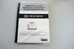 Manual de operador para YAMAGUCHI WB12H/WB16H, 89956-9973-0 - Imagen 1 de 1
