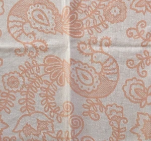 Quail Tablecloth Jacquard Square Table Cover Vintage French Country Cottage 33" - Picture 1 of 18