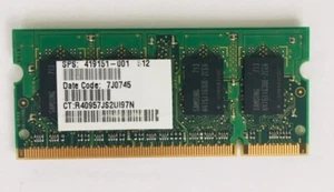 10 x HP Notebook Ram 512MB PC2-5300 667MHz 419151-001 SoDimm neu  - Bild 1 von 1