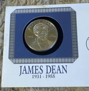1996 JAMES DEAN GEDENKMÜNZE MARSHALL ISLANDS ERSTAUSGABE GESTEMPELT - Bild 1 von 11