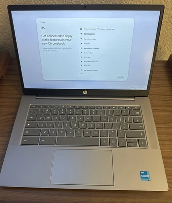 HP Chromebook MT7921. 14”. 4GB RAM, Glacier Silver. Pre-own excellent condition - Image 1 of 4