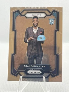 2023-24 Panini Prizm Brandon Miller Rookie Variation #152b Charlotte Hornets - Bild 1 von 2
