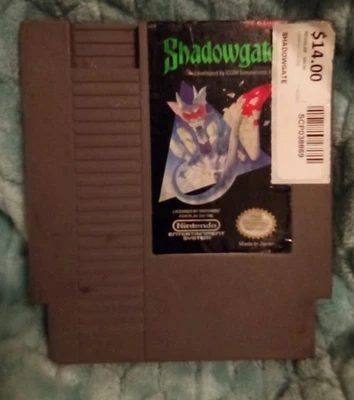 Shadowgate Nintendo Entertainment System, 1989 NES Cartucho Juego Probado Foto 1 de 2