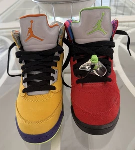 Nike Air Jordan 5 Retro SE - What The-Boy’s Talla 4.5 - Pre-Propietario - Imagen 1 de 19