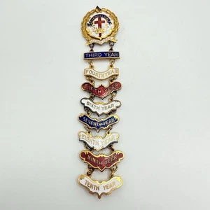 Evangelical United Brethren Pins (Years 2 through 10) READ - Picture 1 of 10